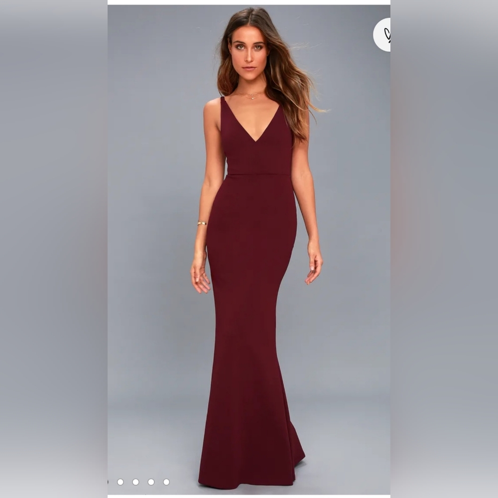 NWT: Lulu's Plum Sleeveless Maxi Dress